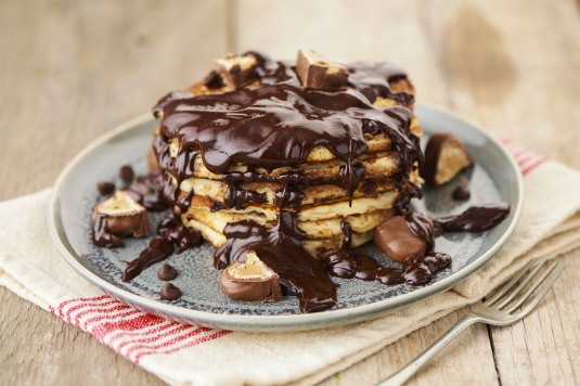 Gluten Free Choc Chip Pancake Stack